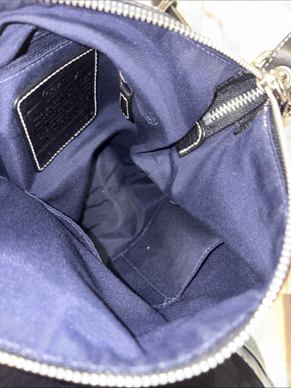 Coach Black Crossbody Signature Jacquard and Leather Bag - Picture 8 of 8